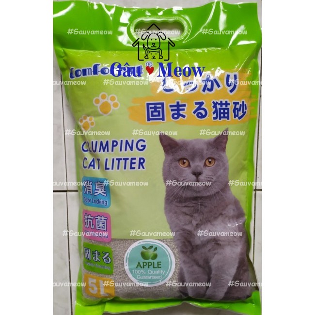 10L Cát vệ sinh cho mèo dạng sỏi cát Nhật khử mùi vón tốt Comforcat Clumping Cat Litter 100% Bentonite