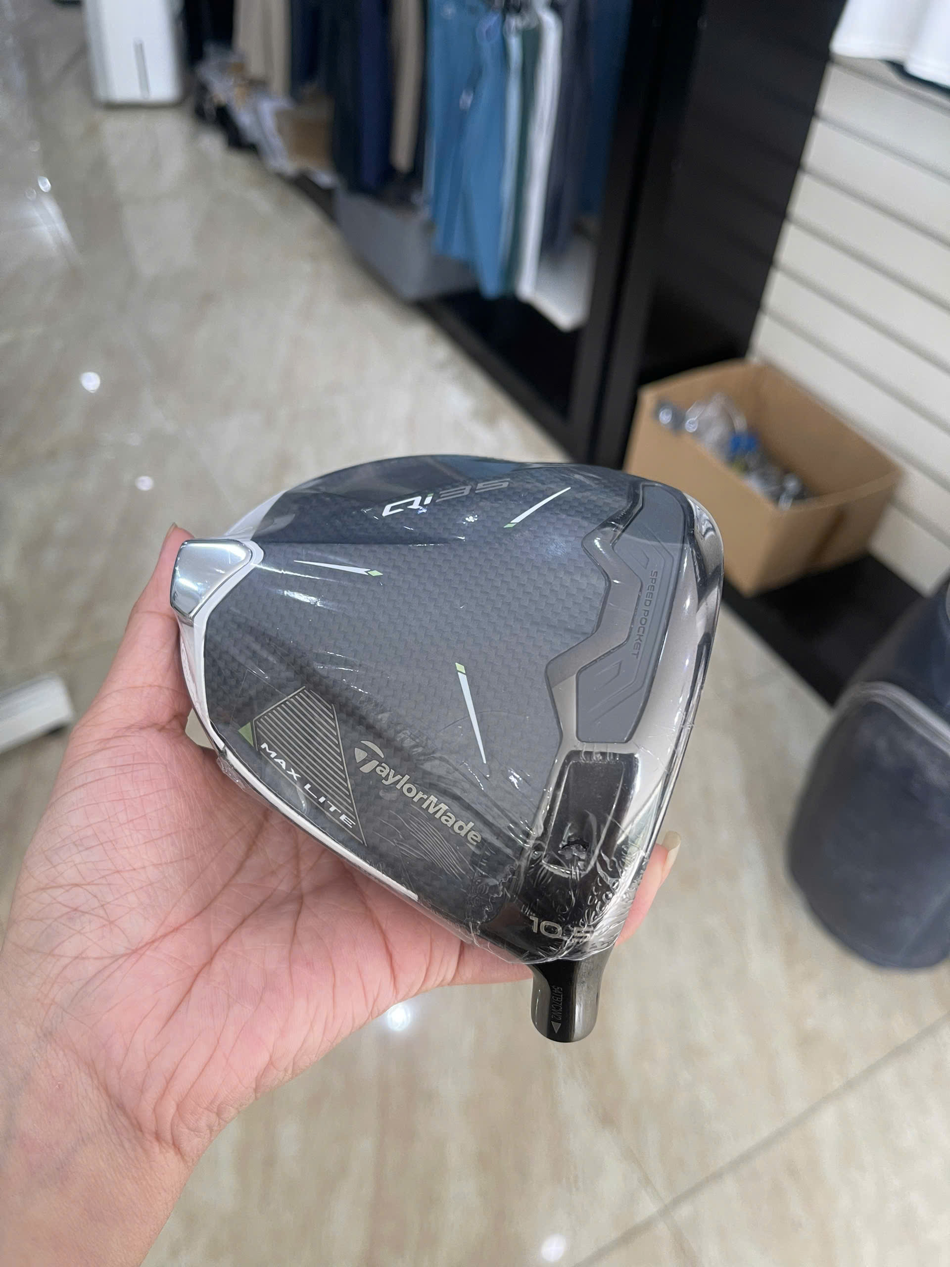 New Head Driver - Taylormade Qi35 Max Lite 10*5 Club Head (with Cover) - 7323