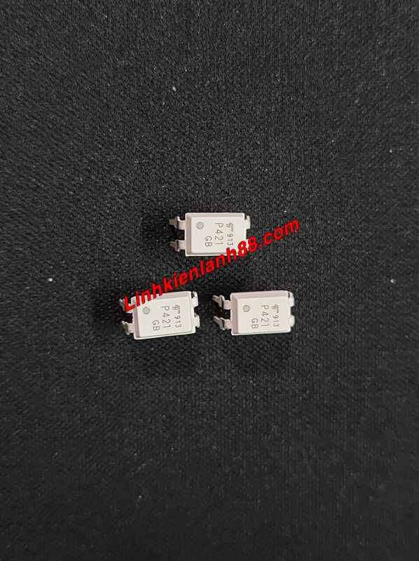 (10 con)Photo Quang Cắm (Opto) TLP421 P421 Dip-4 Mới, Chính Hãng.