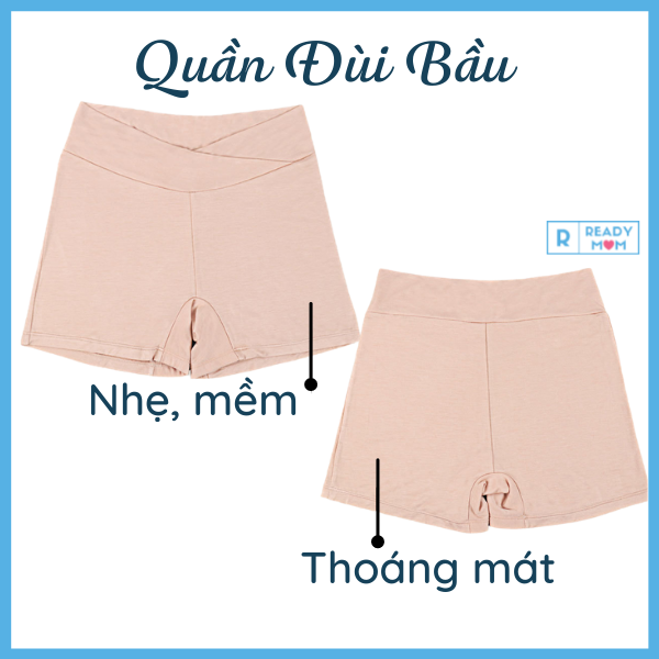 [Hoàn tiền 6%] Quần Đùi Bầu Mặc Trong Váy| Mềm| Mát| Đáy Quần Kháng Khuẩn| Q01 Hàng Nội Địa Trung Quốc