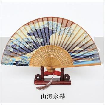 Quạt cổ trang dây tuyến cố đại Trung Quốc đồ cổ trang trung quốc cổ phong cổ đại Quạt xếp cầm tay phong cách Trung Quốc