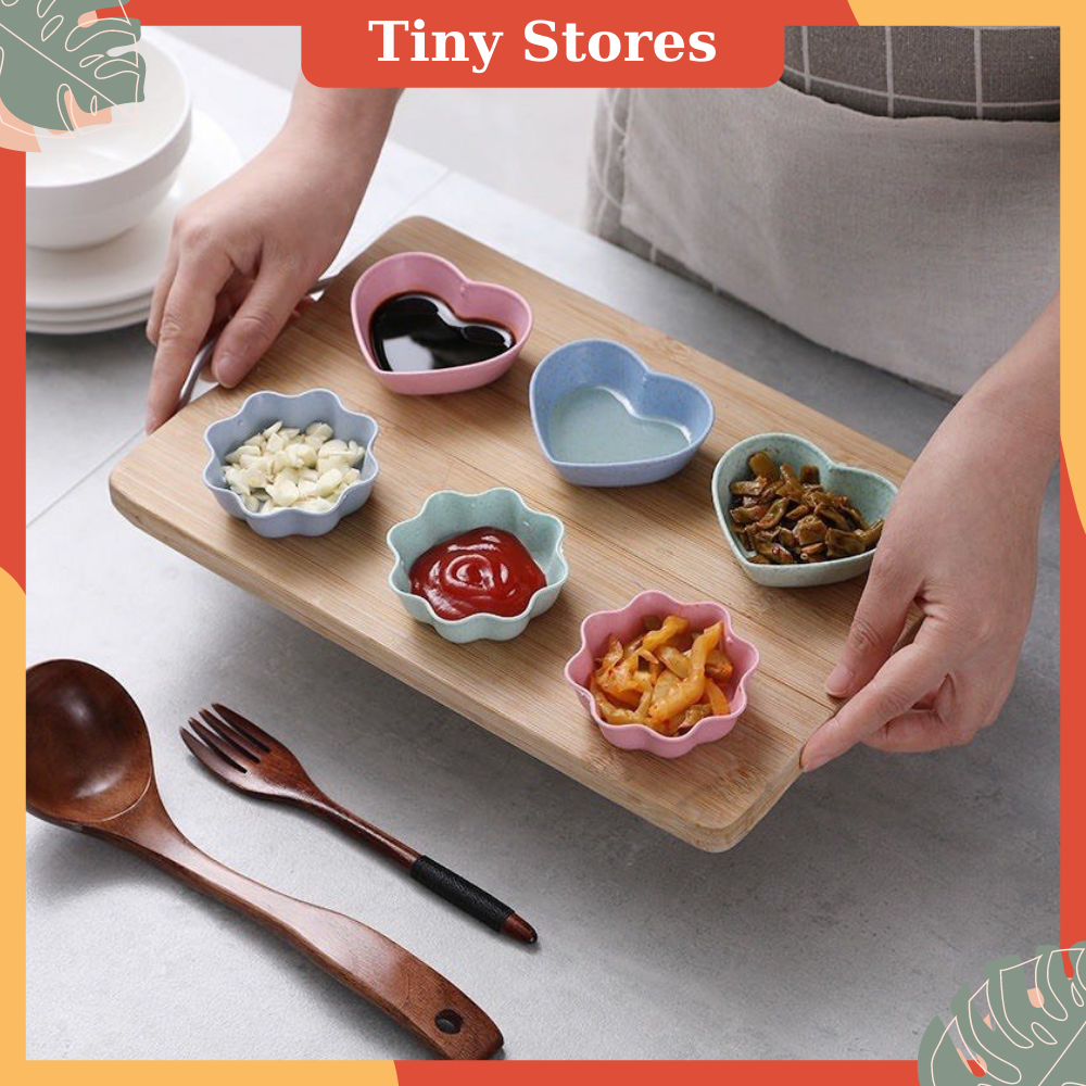 Bát ăn dặm, bát lúa mạch mini an toàn cho bé tiny stores