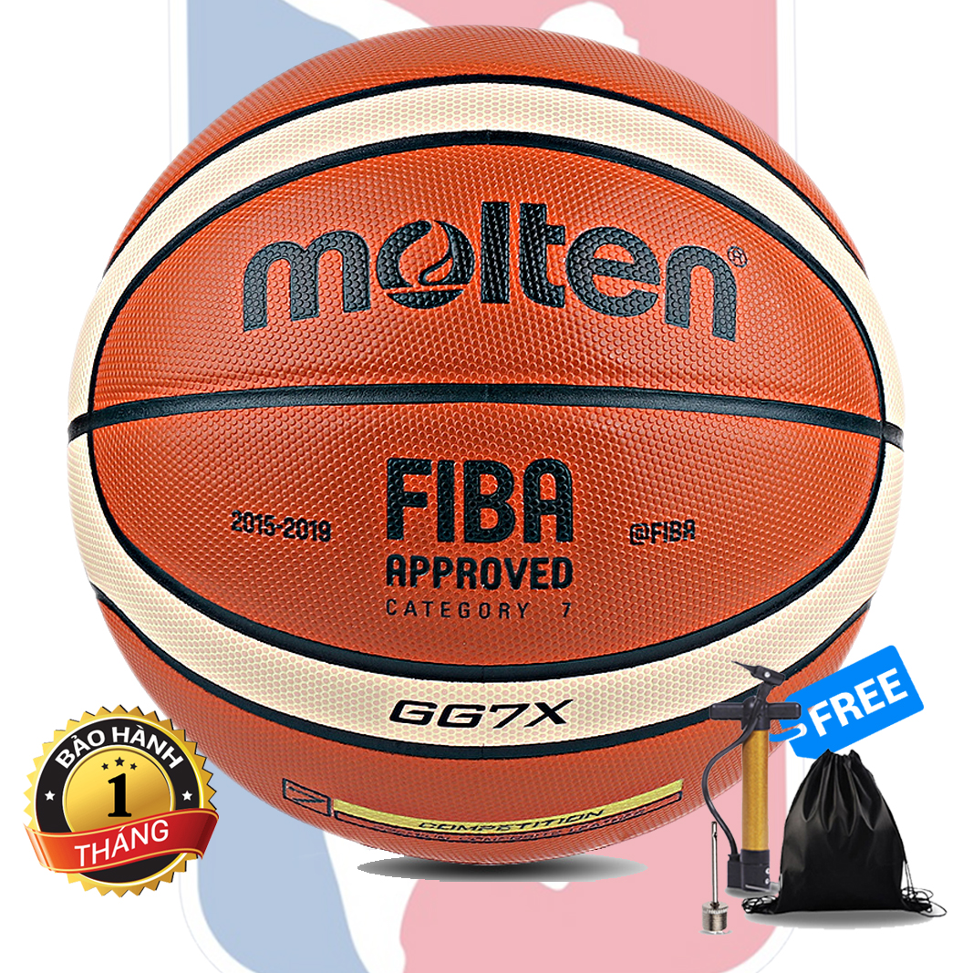 Banh Bóng Rổ Da MolTen - Số 7  - Tặng Bộ phụ kiện