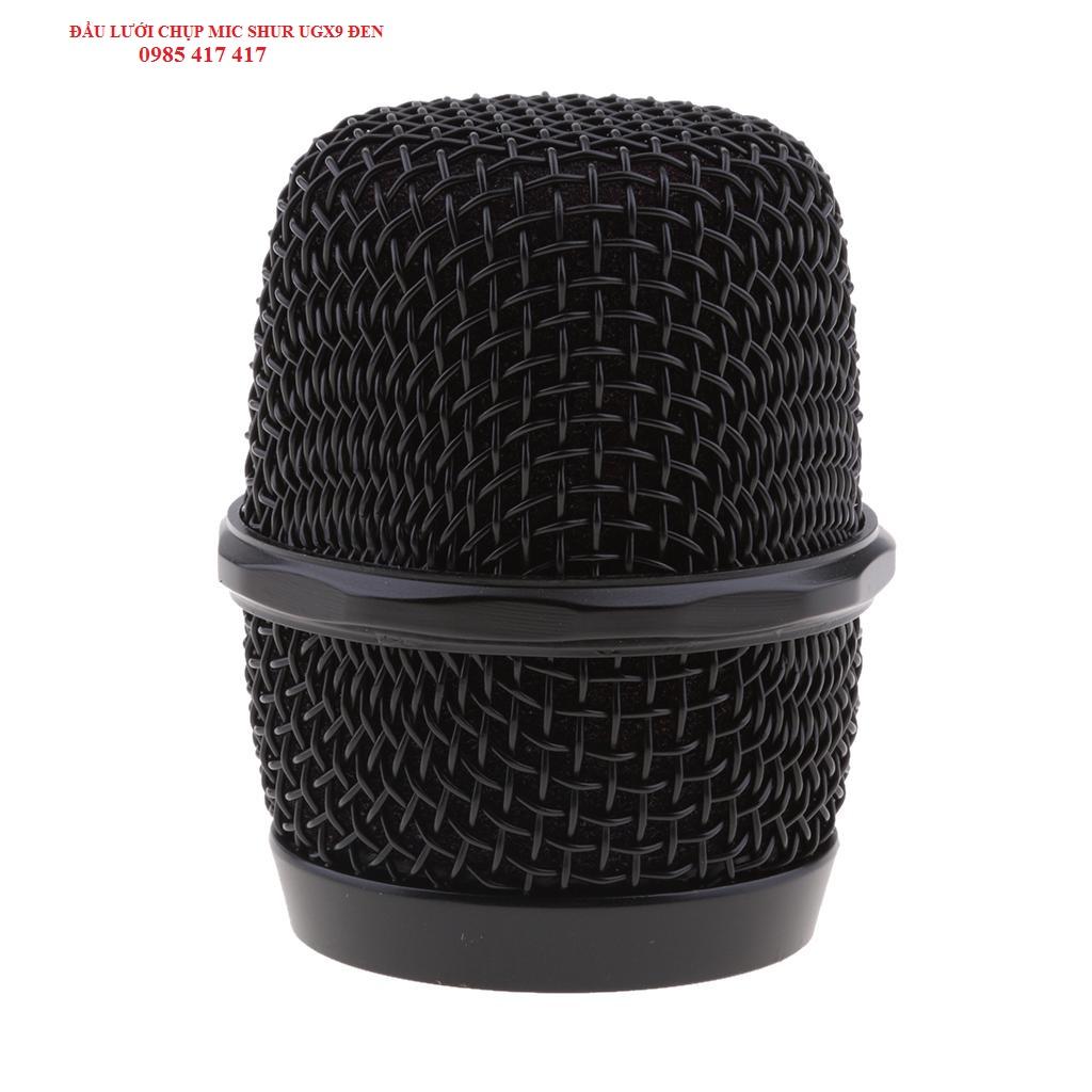 ĐẦU LƯỚI CHỤP MIC - MICRO UGX9 ĐEN RĂNG NHUYỄN