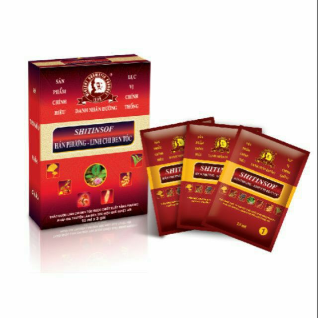 Dầu Gội Đen Tóc Nhuộm Tóc Shitinsof Hán Phương Linh Chi Danh Nhân Đường