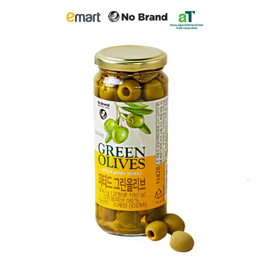 Olive Xanh Không Hạt No Brand 340g - Emart VN