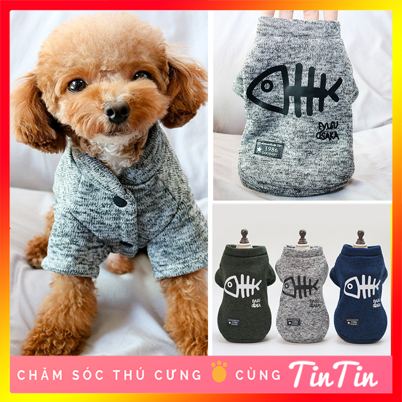 Áo Mùa Đông Thời Trang Cho Thú Cưng Chó Mèo - Chất Len Hàng Đẹp Giá Rẻ #Tintin Pet Store