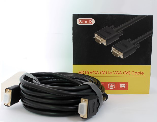 Cáp màn hình vga 10m unitek y-c506 chính hãng