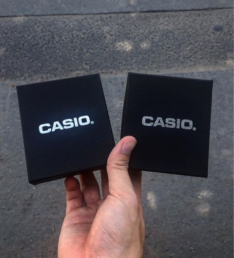 Hộp đồng hồ - giấy cứng - hiệu CASIO