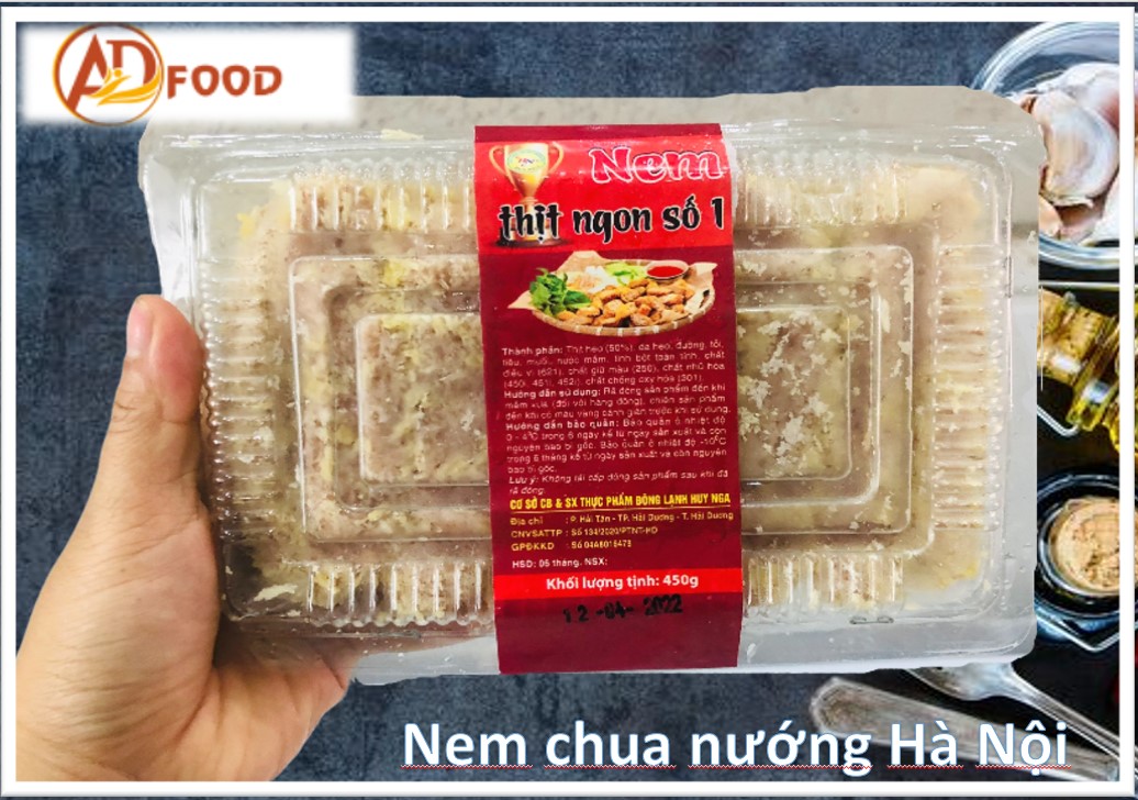 Nem chua rán hà nội hộp 500gr chất lượng cao