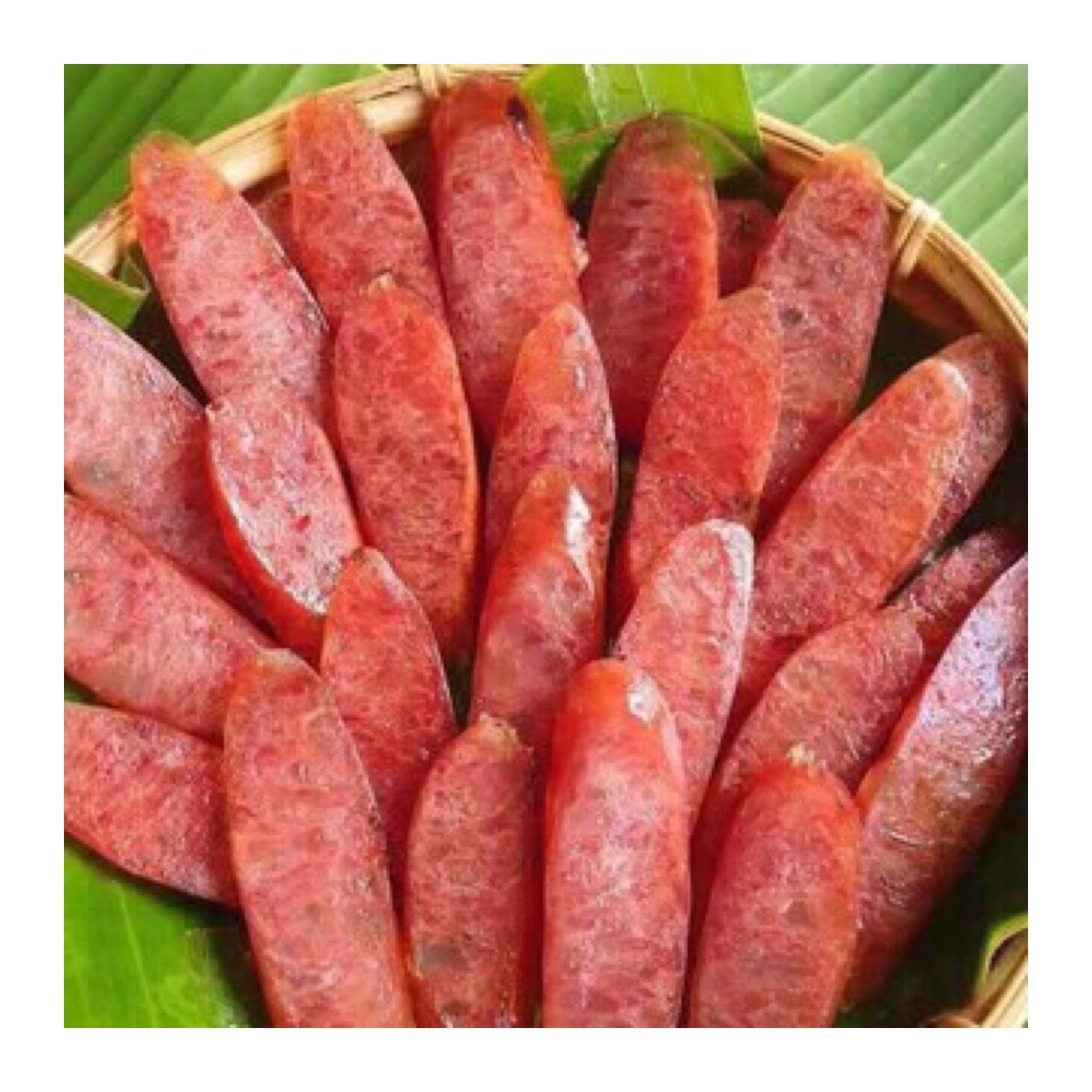 Lạp xưởng tươi truyền thống, tôm
