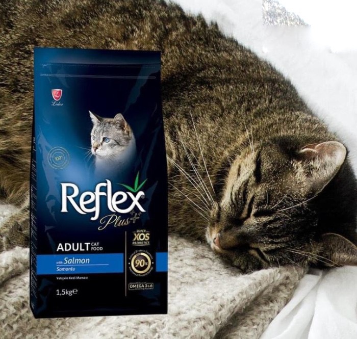 Thức ăn cho mèo vị cá hồi cho mèo lớn Reflex Plus Adult Cat Food Salmon Tiệm Nhà Nice