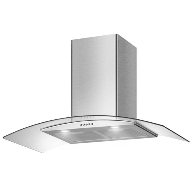 Hút khói kính cong faster 3388c1-70, bảo hành 2 năm