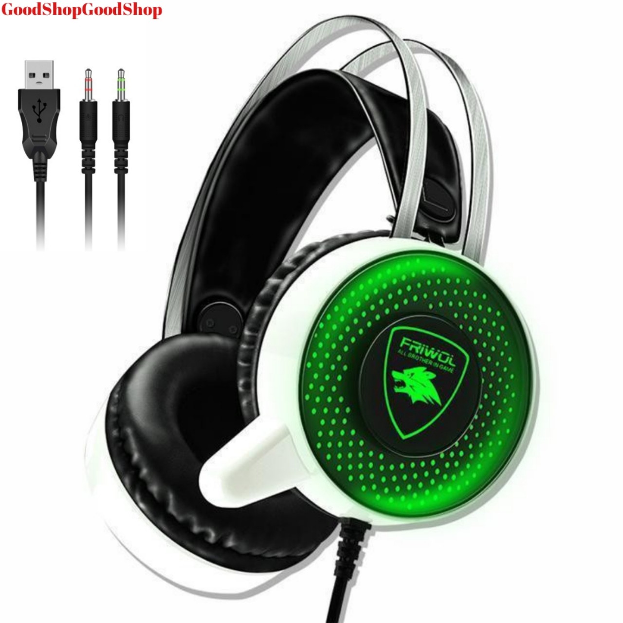 TAI NGHE GAME THỦ CHỤP TAI, CÓ MIC ĐÀM THOẠI VÀ LED ĐỔI MÀU LIÊN TỤC X3 ÂM THANH CỰC CHẤT (dùng tốt cho cả điện thoại và máy tính)