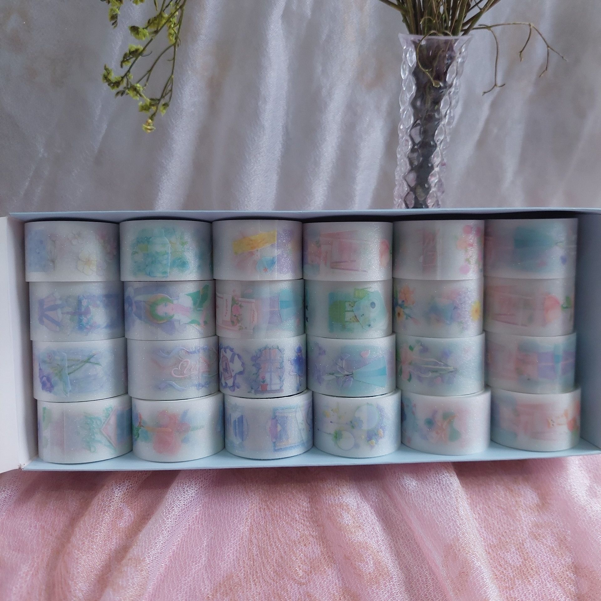 Cuộn Washi tape nhiều màu
