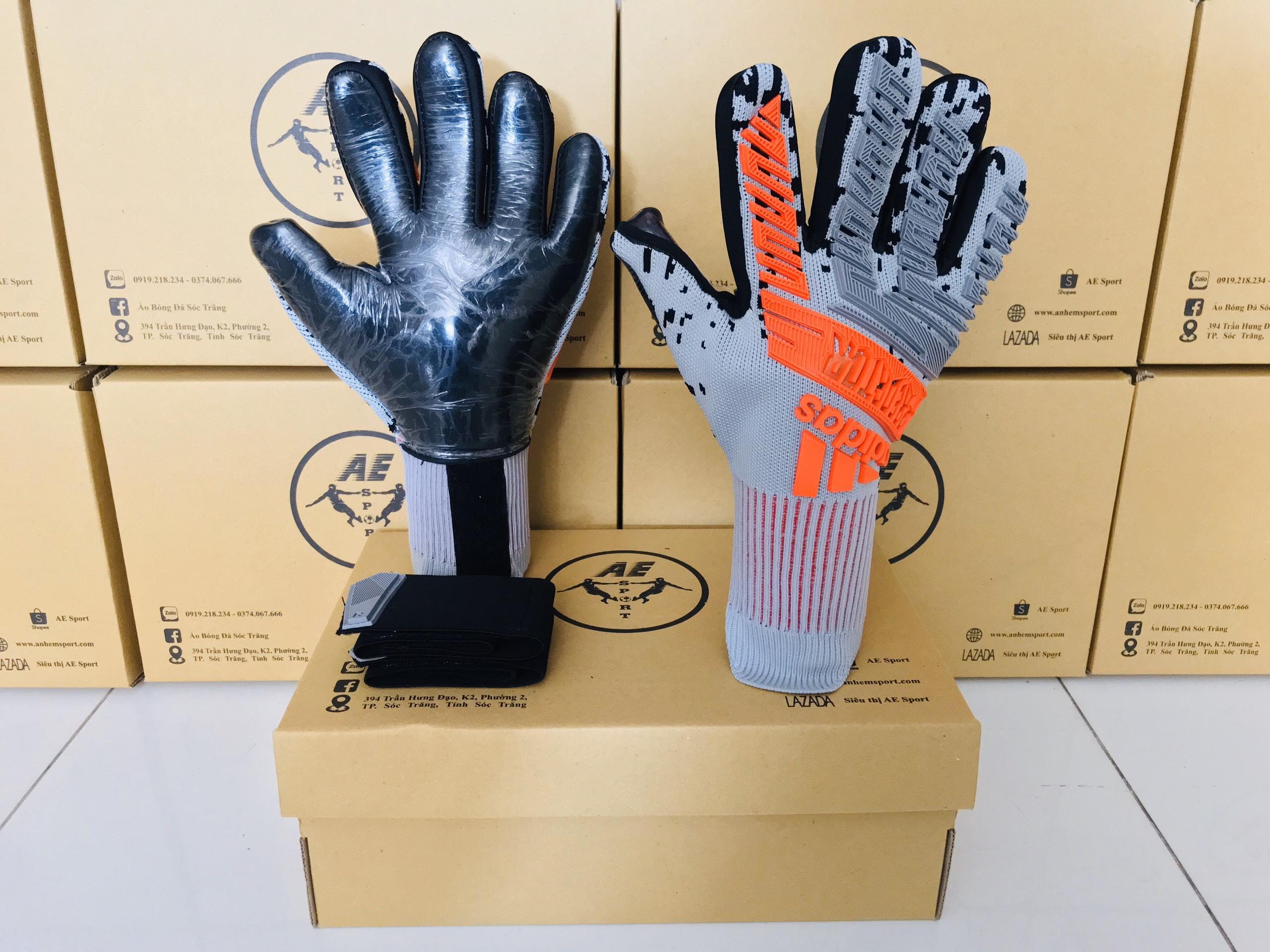 Găng Tay GK Predator Pro - Xám Cam