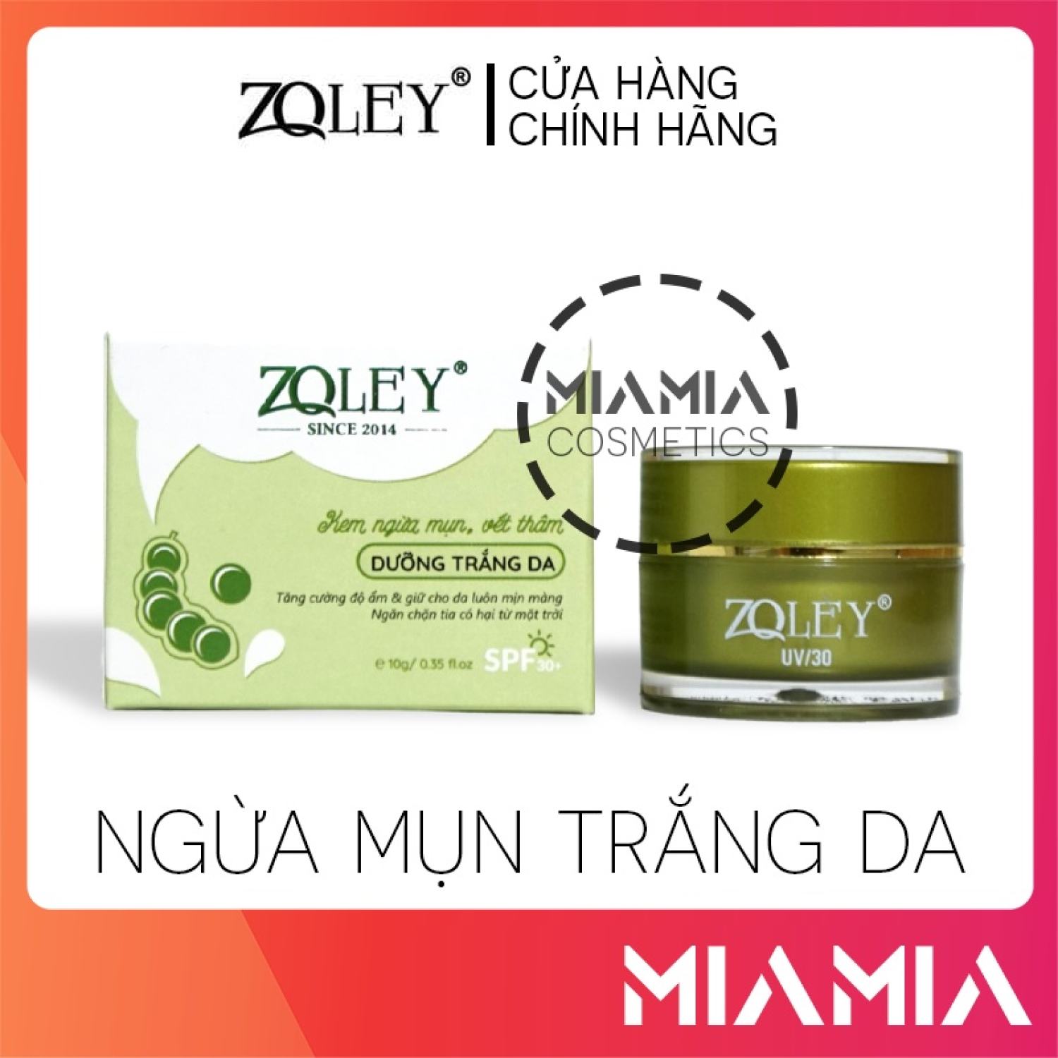 Kem face zoley xanh chính hãng - kem giảm mụn dưỡng trắng da - 89360957051