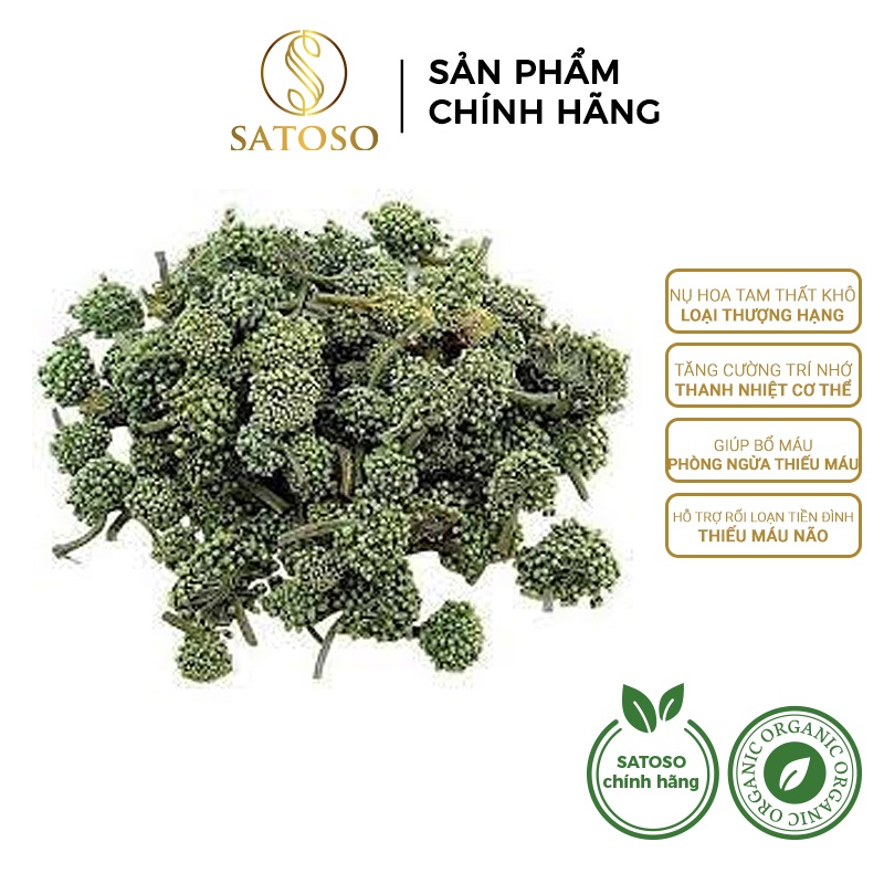 Nụ Hoa Tam Thất khô tốt cho sức khỏe thương hiệu SATOSO gói 1kg