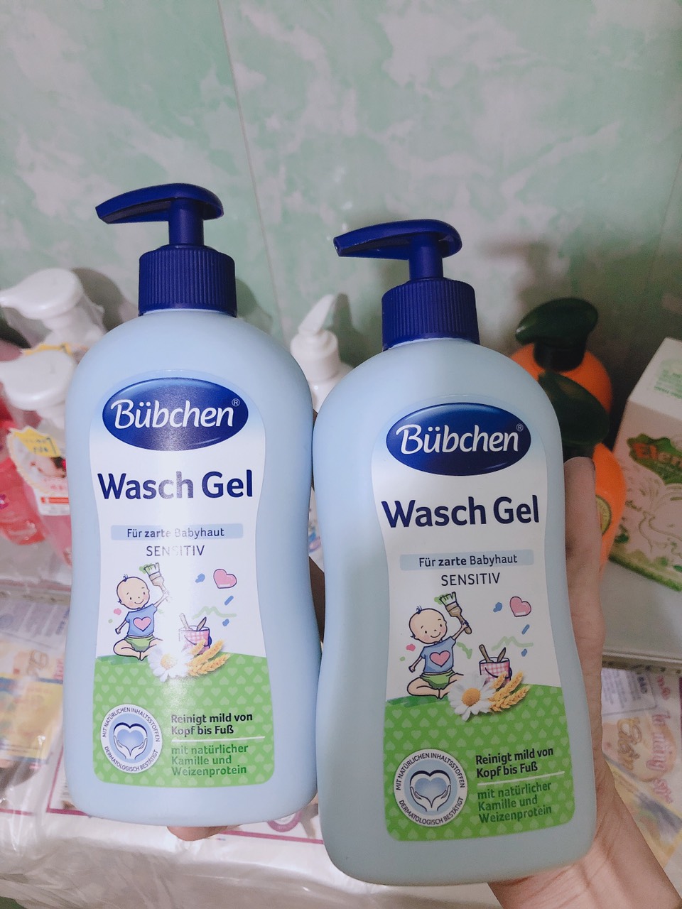 Sữa tắm gội Bubchen 400 ml nội địa Đức