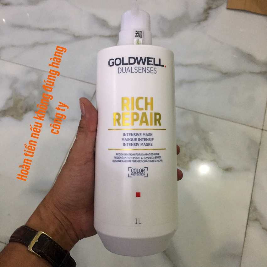 [HCM]Dầu hấp Goldwell Dualsenses Rich Repair Đức chăm sóc tóc hư tổn 1000ml