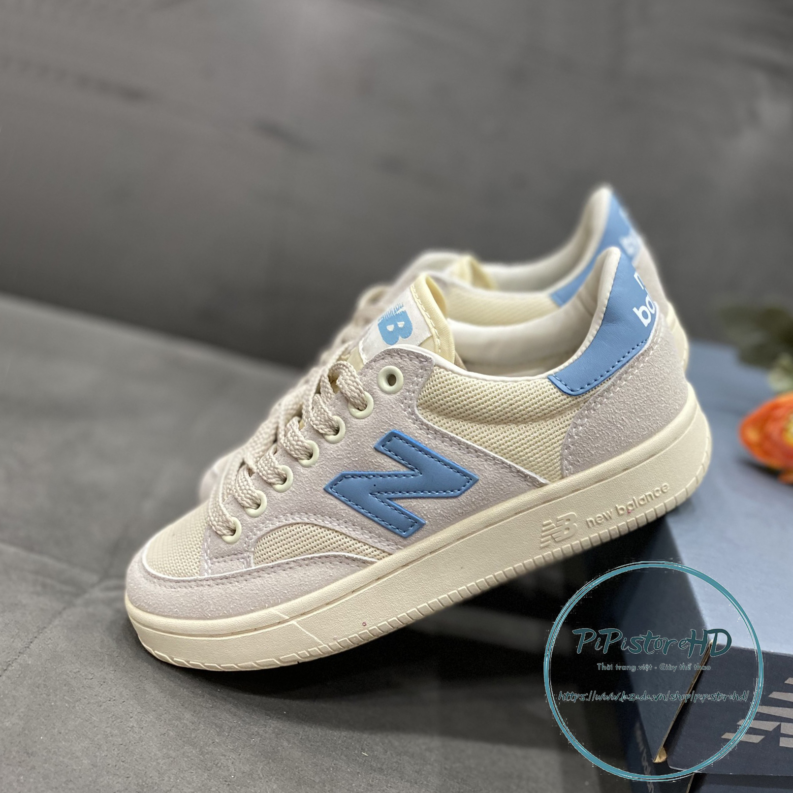 Giày newblance crt, sneakers Newblance Crt 300 xanh ngọc , Giày thế thao nữ