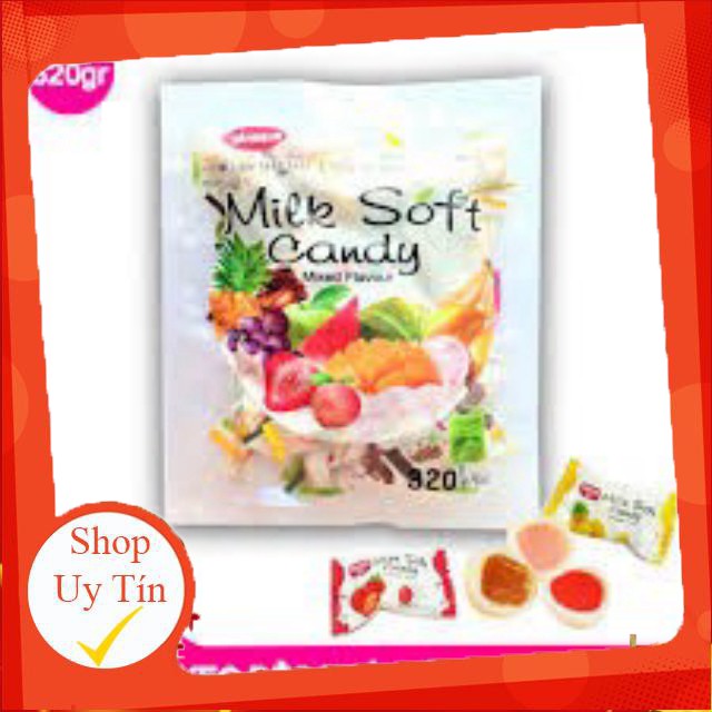 Kẹo dẻo trái cây thái lan 12 vị ngon lạ - kẻo dẻo trái cây mix 12 vị thái lan siêu ngon tuyệt hảo 320g - bịch 320gr