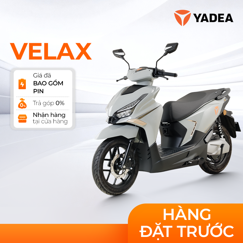 [TRẢ GÓP 0%] Xe Máy Điện Thông Minh YADEA Velax  - Bảo Hành 2 Năm