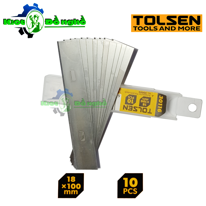 10 lưỡi dao sủi sơn tolsen 30116 – lưỡi dao sủi tường 100x18