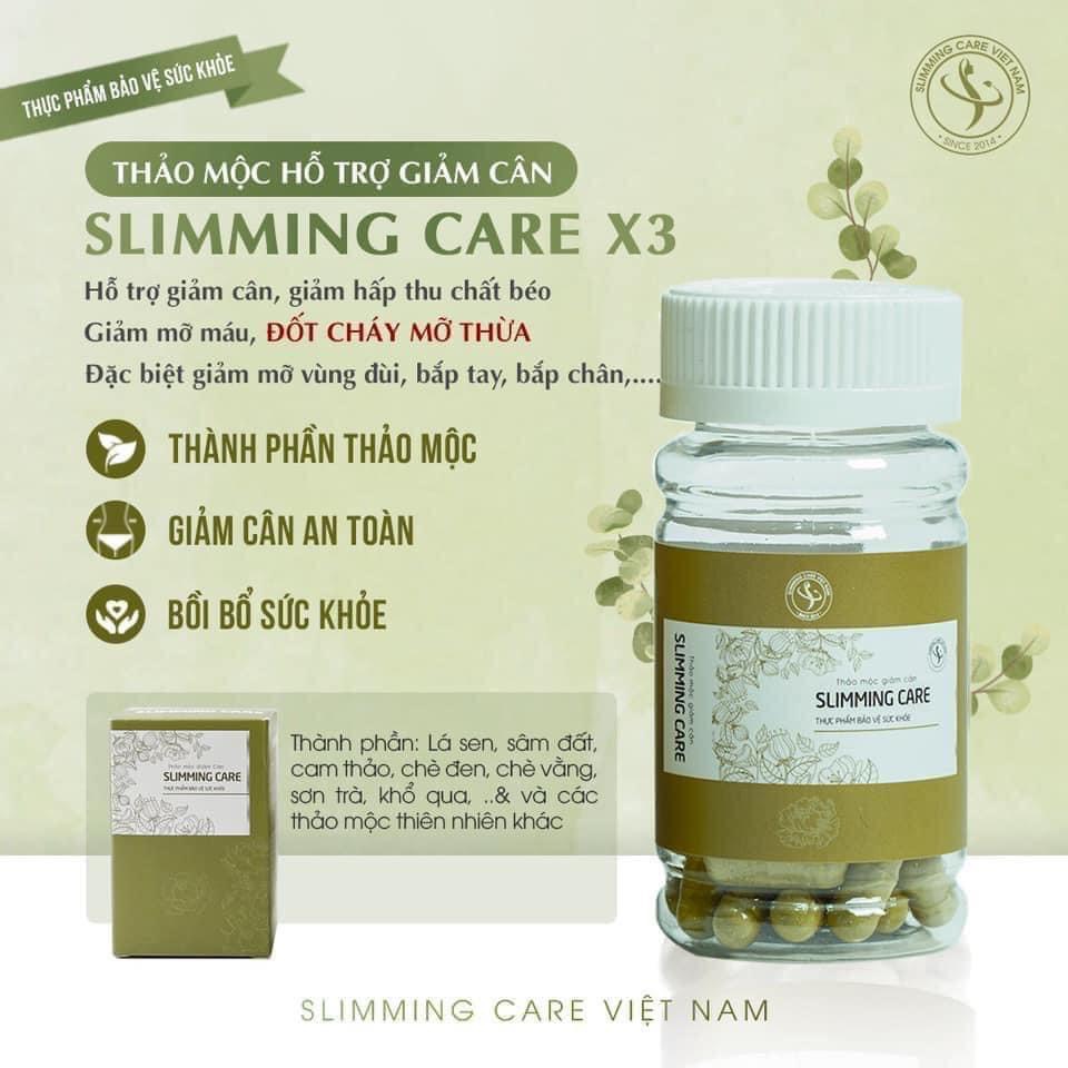 Viên thảo mộc giảm cân slimming care x3 chính hãng