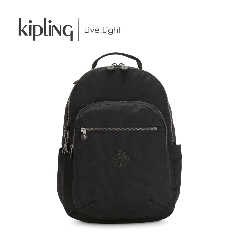 Kipling balo seoul - rich black/ almost grey - huki4744