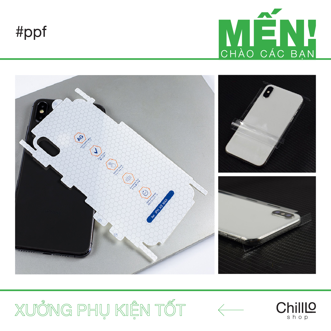 Miếng dán lưng iphone ppf mặt sau cho điện thoại iphone - miếng dán ppf nhám chống vân tay mặt lưng dành cho iphone 6 tới 13 pro max