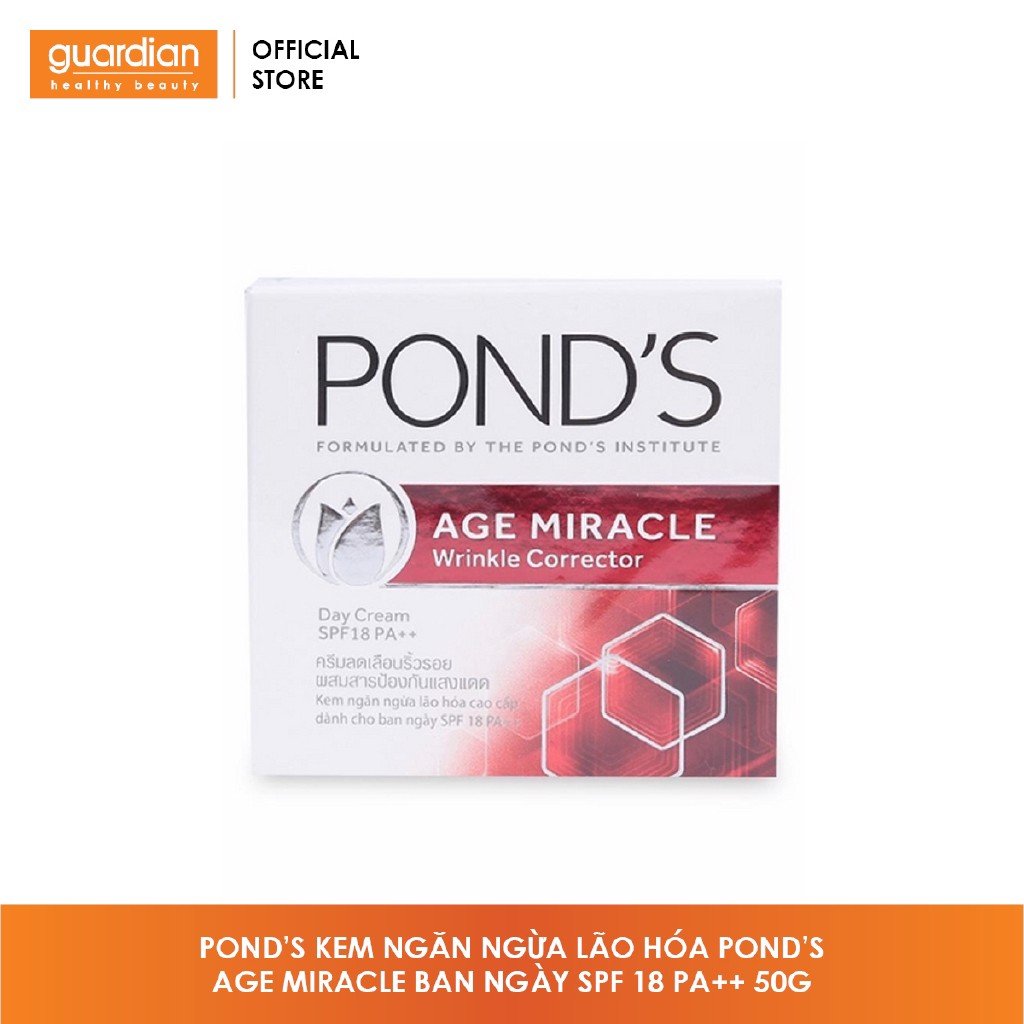 Kem ngăn ngừa lão hóa pond's age miracle ban ngày spf 18 pa++ 50g