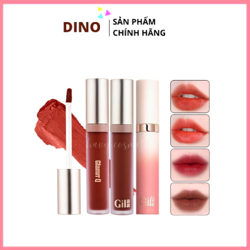 [HCM]Gilaa Long Wear Lip Cream _ son kem lì thế hệ mới giúp nuôi dưỡng làn da sáng mịn từ sâu bên trong giúp thải độc cho da bảo vệ da và làm dịu da