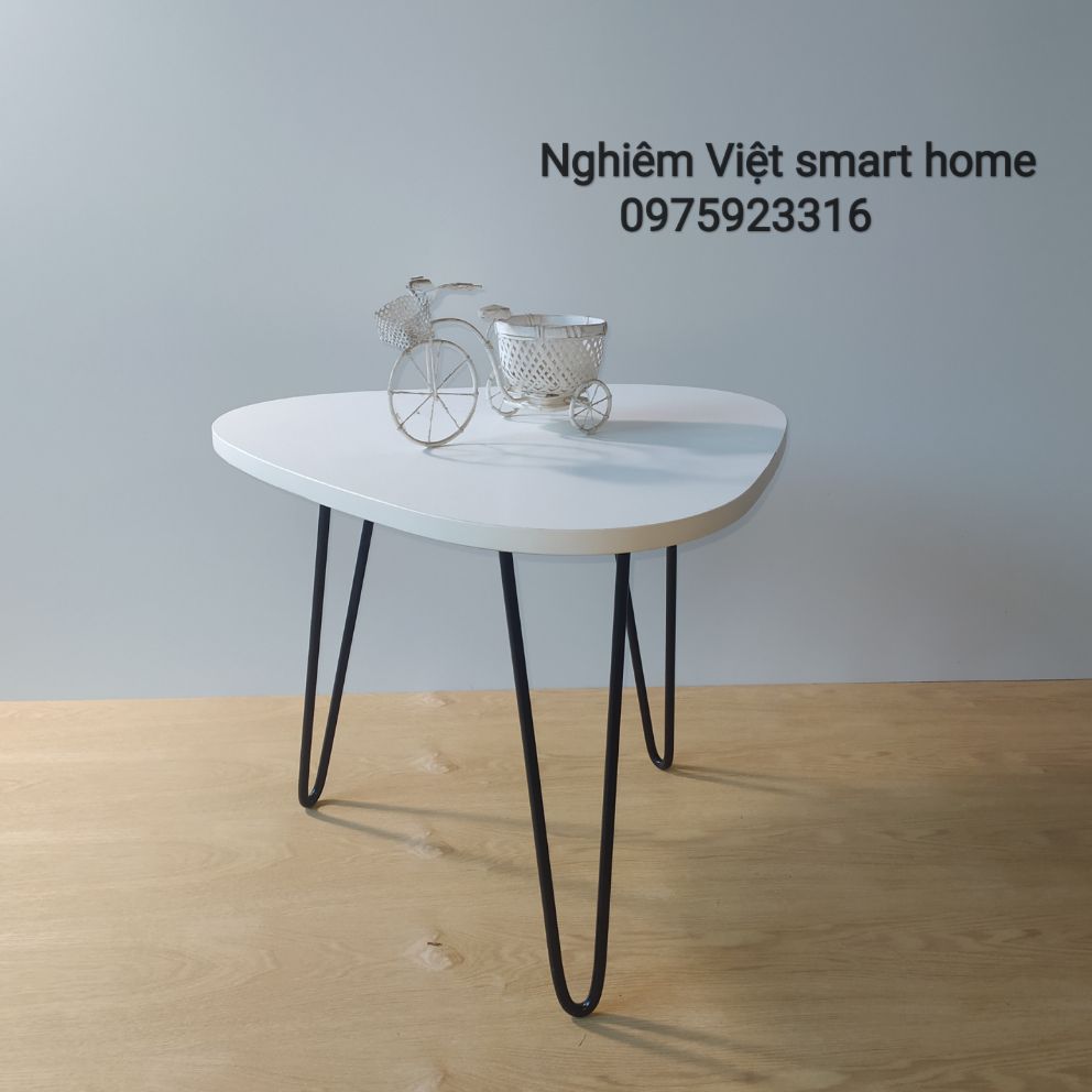 bàn trà chân sắt