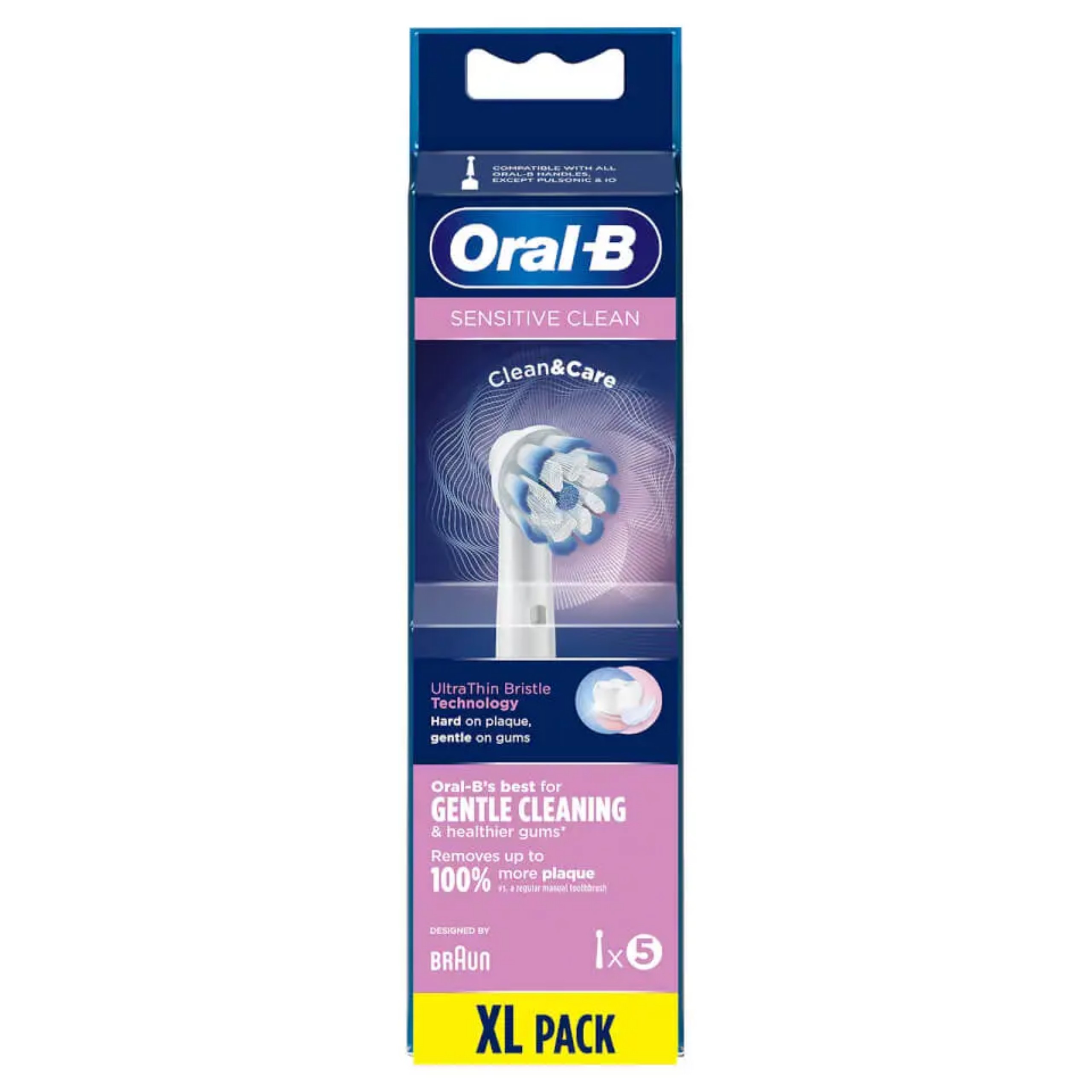 Bộ 5 đầu thay bàn chải đánh răng điện Oralb dành cho răng nhạy cảm + tặng
