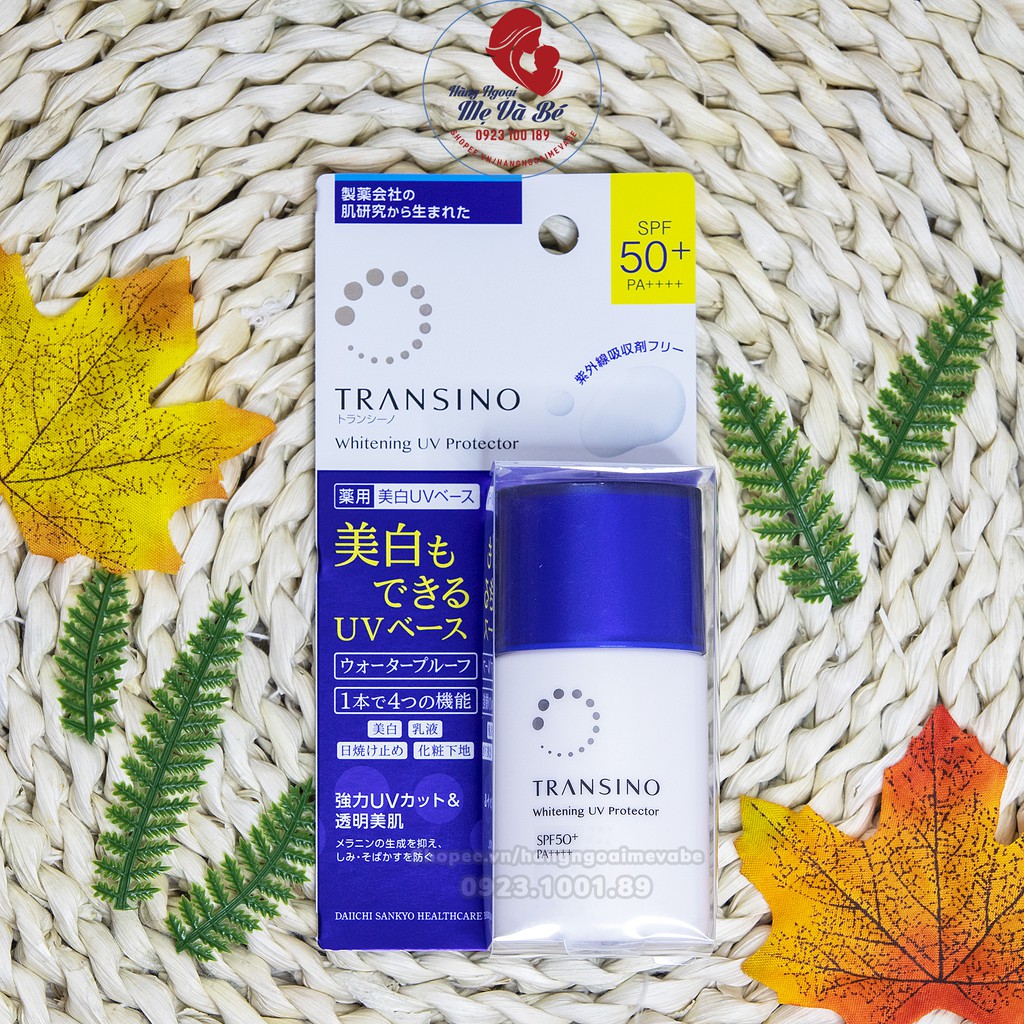 Kem chống nắng transino, sữa chống nắng da mặt nhật spf50+ 30ml