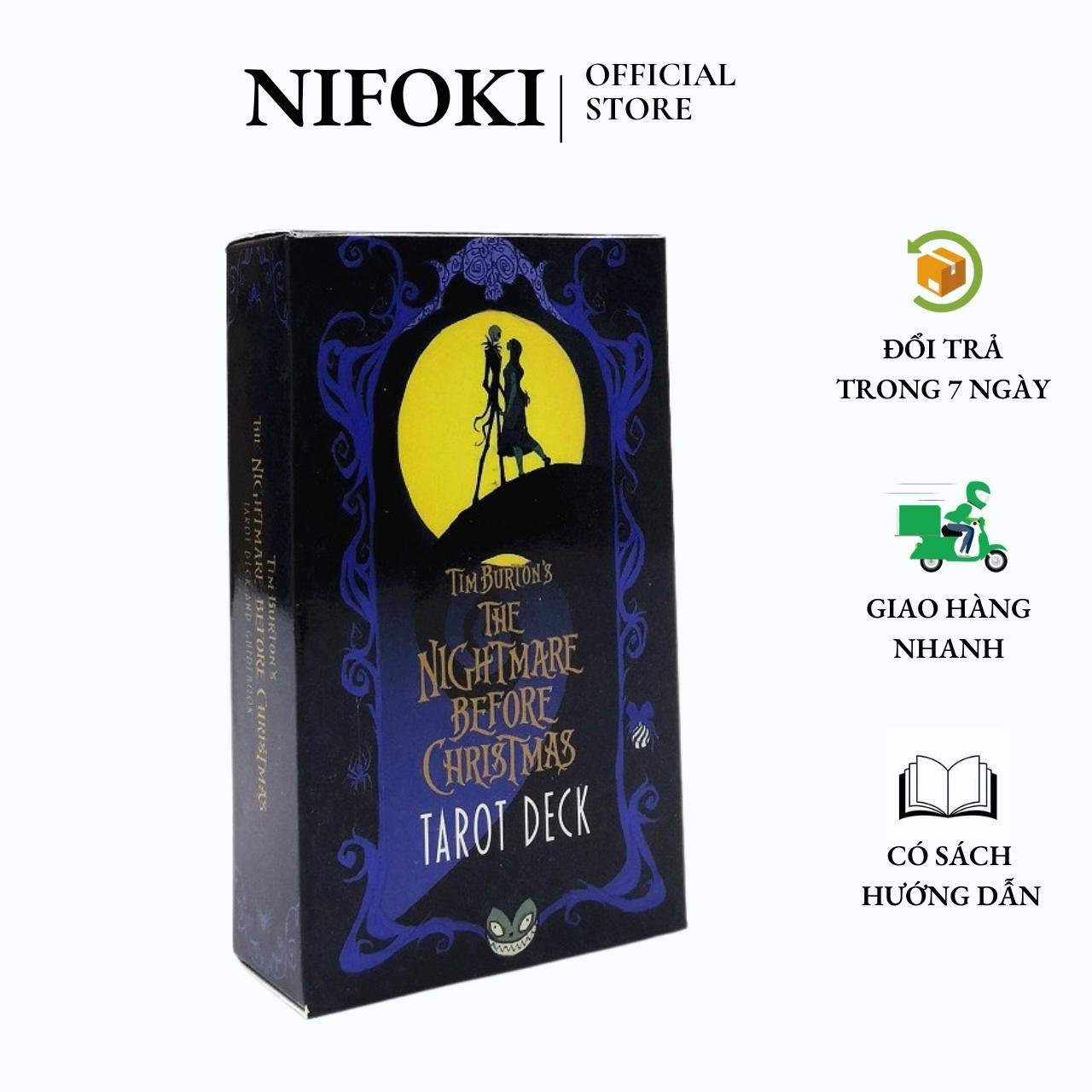 Bộ bài The Nightmare before Christmas Tarot Size Gốc