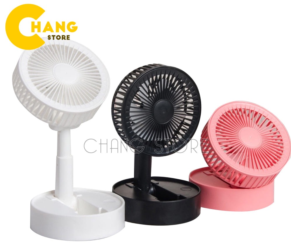 Quạt tích điện mini để sạc usb fan a9, quạt mini để bàn gấp gọn tiện dụng
