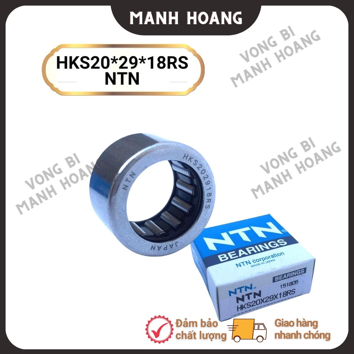 Vòng bi đũa HKS20*29*18RS NTN, tiêu chuẩn quốc tế, chất lượng cao, bền bỉ - Vòng bi Mạnh Hoàng