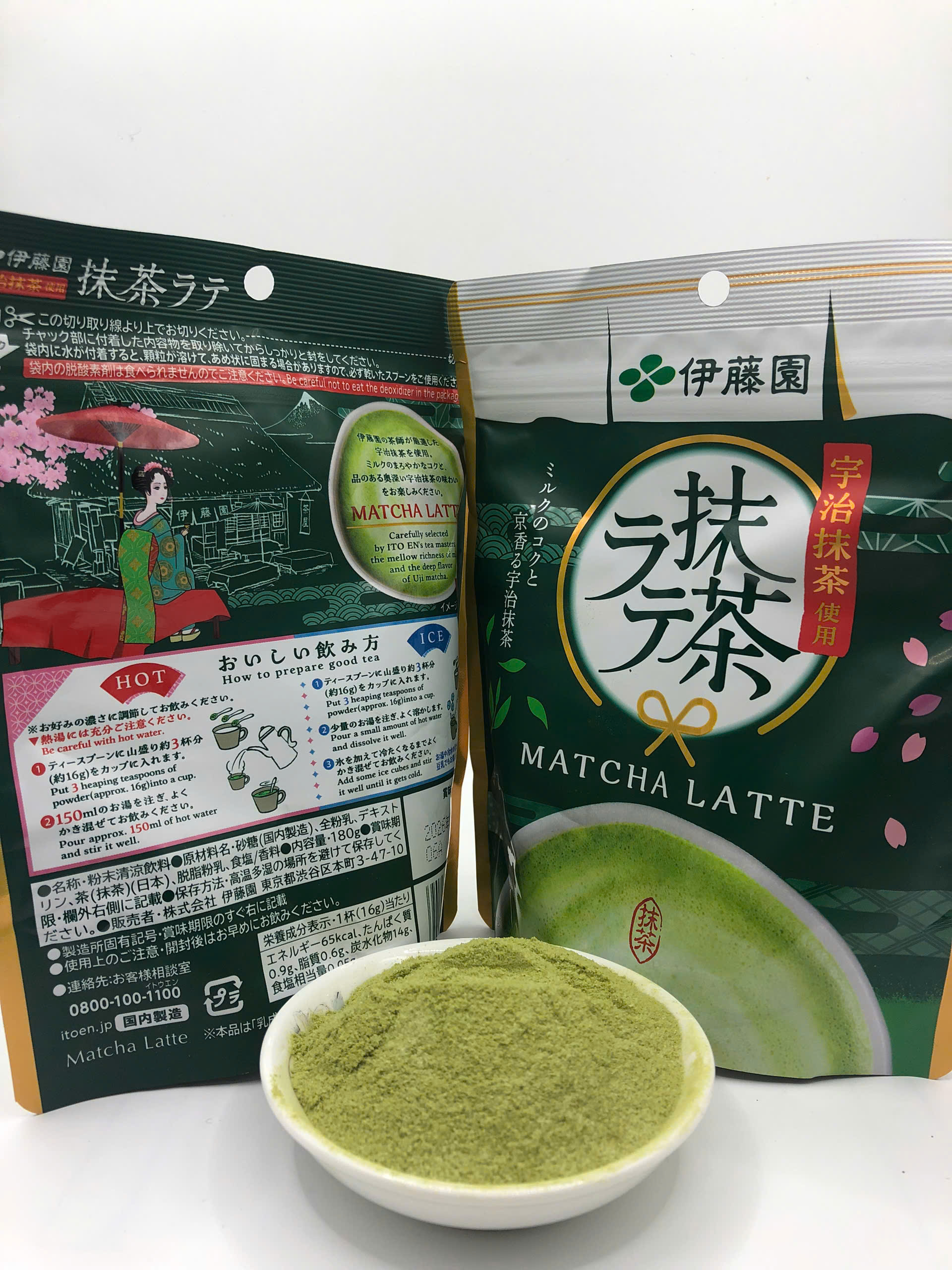 🍵 Trà sữa Matcha - Matcha Latte Nhật Bản 180g - Thương hiệu ITO EN tuyển chọn