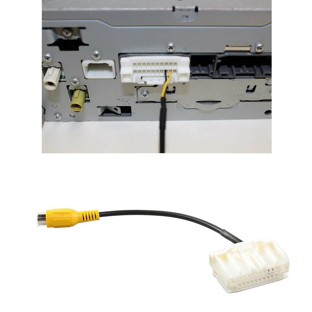 1X sao lưu máy ảnh RCA đầu vào video khai thác cho Chrysler cho Jeep Wrangler "mygig" Radio phù hợp cho RB2 RBZ ren Rew mygig đài phát thanh