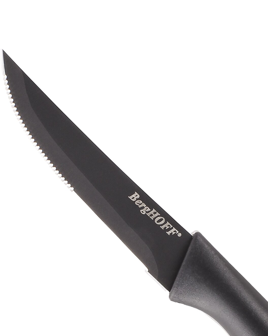 TÁCH SET LẺ 1 DAO STEAK THÁI THỊT BÒ BergHOFF Serrated Dark Grey Steak Knife