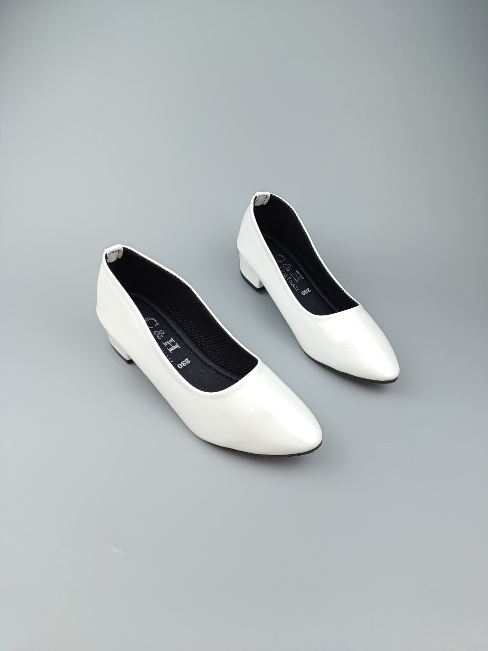 Giày búp bê nữ 3cm da bóng |ms 2013