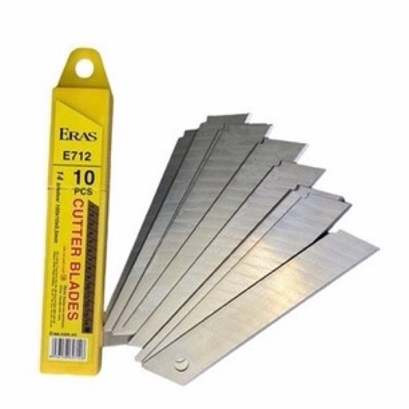 Tuýp 10 lưỡi dao rọc giấy Eras chính hãng
