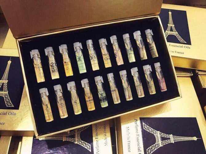 Bộ test nước hoa 20 mùi cao cấp- 2ml/1chai