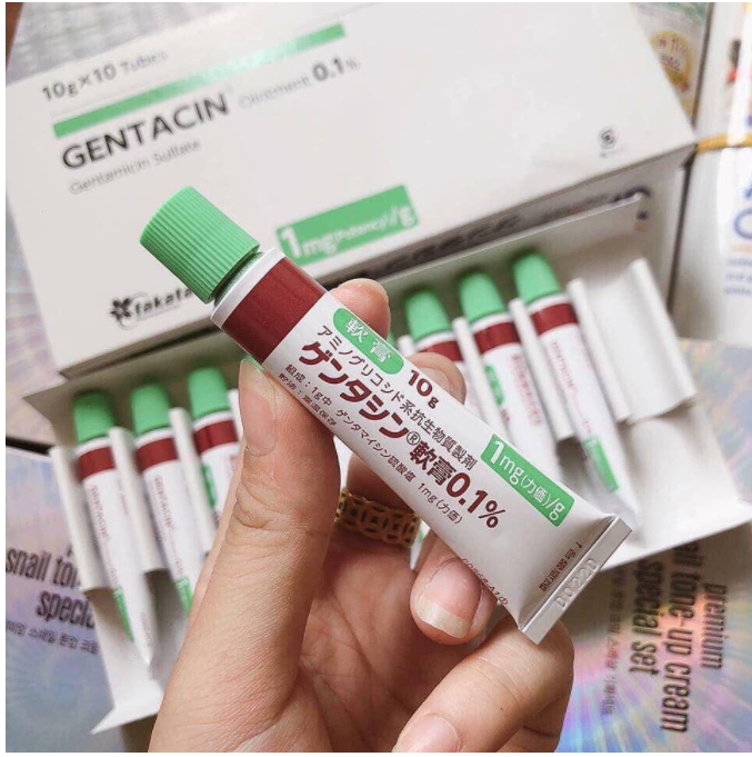Kem Giảm Sẹo gentacin Nhật Tuýp 10g chính hãng, Giảm Thâm, Sẹo Lồi, Sẹo Lõm