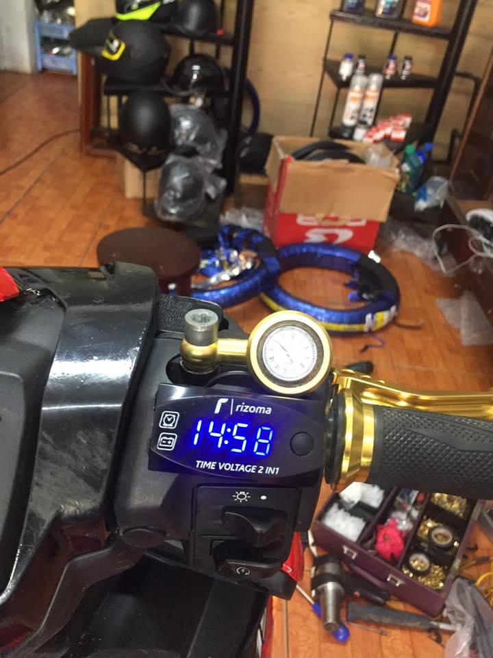 Đồng Hồ Rizoma 3 Chức Năng Báo Vol - Báo Giờ - Báo Nhiệt Độ