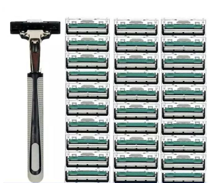 Combo 1 dạo cạo râu và 30 lưỡi dao kép Dao cạo râu
