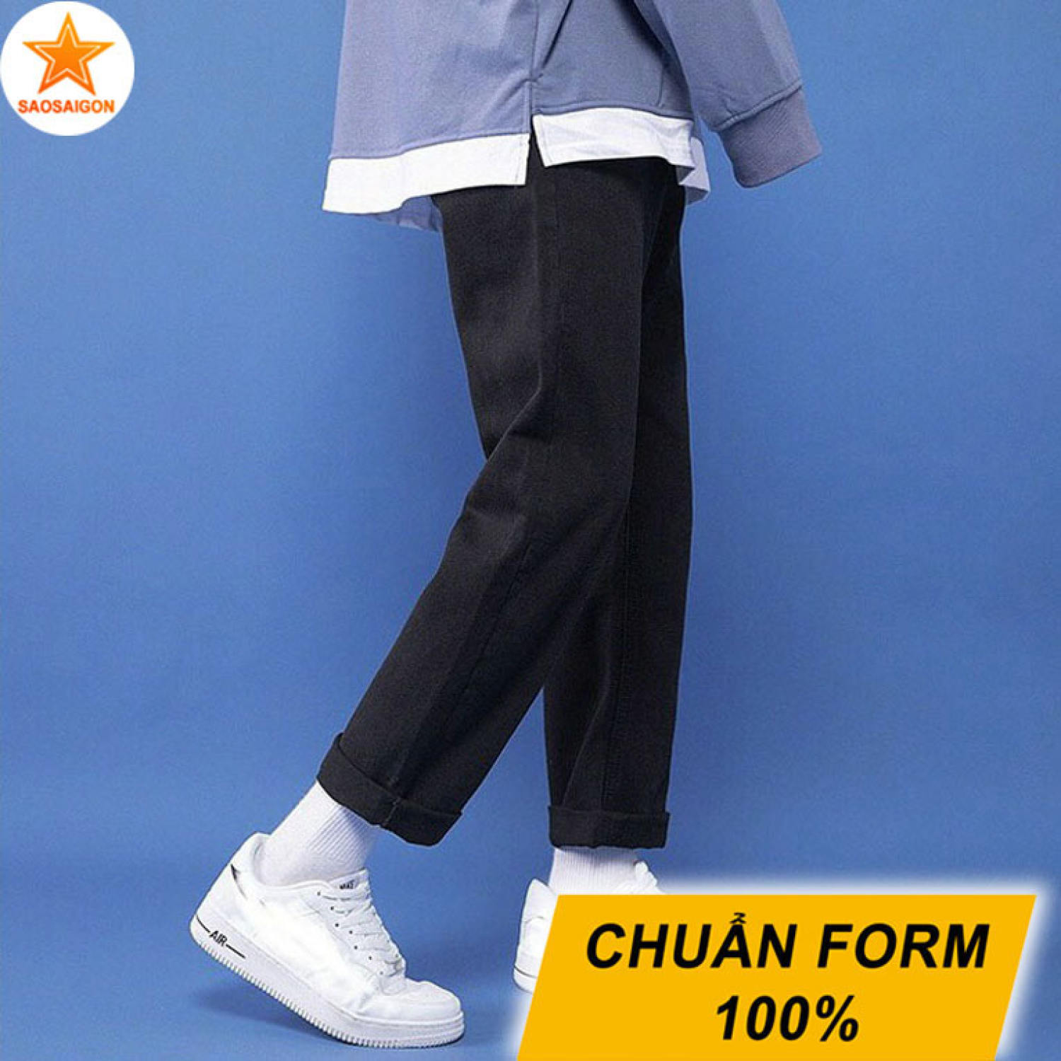Quần jean baggy nam form chuẩn BG2384 - GHIỀN BABY STORE