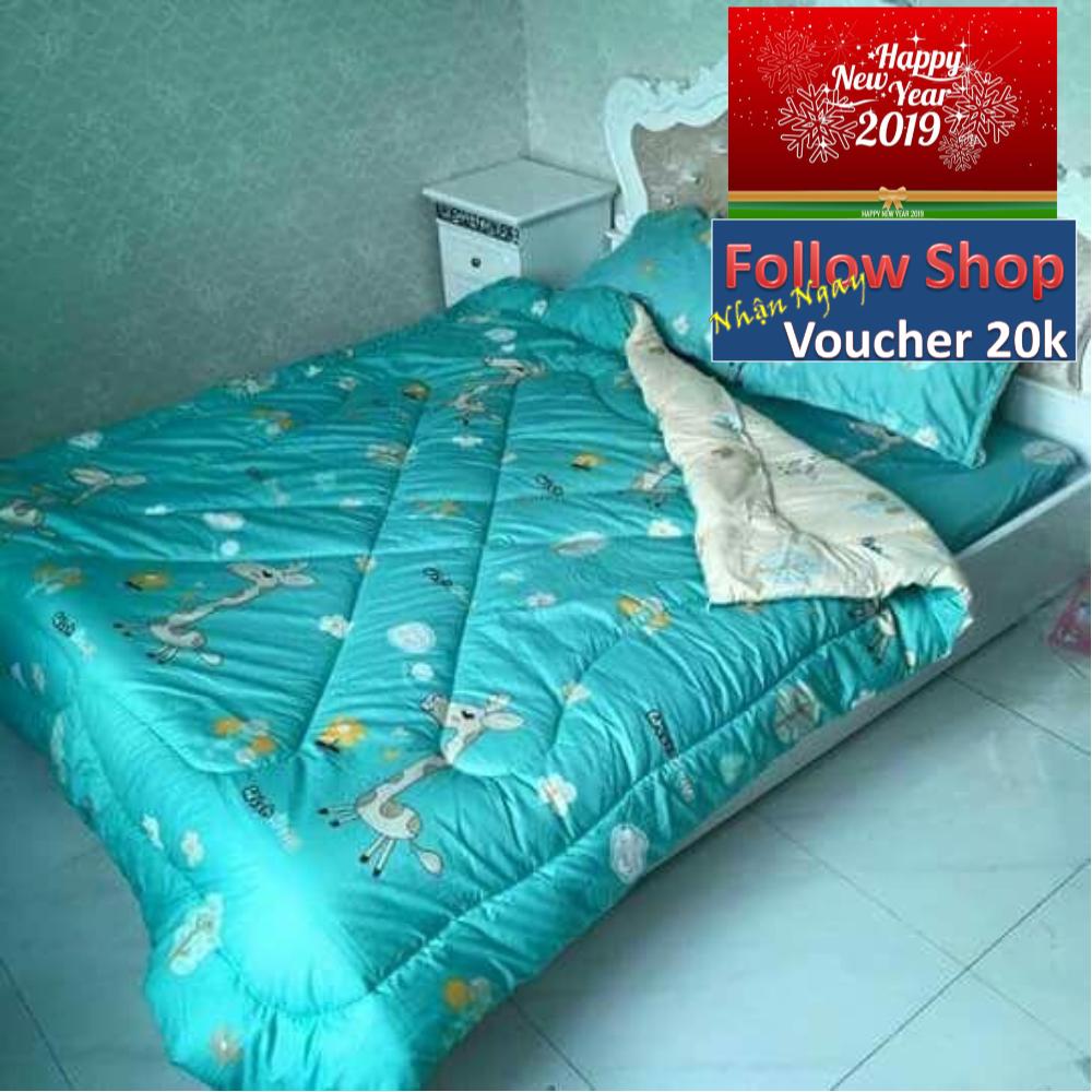 Set 5 món chăn phao và ga gối 1m6x2m